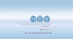 Desktop Screenshot of hev-electronic.com